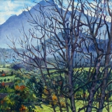 De Grand Ferrand, olieverf, 25 x 25 cm, 11/2014, huile, Le Grand Ferrand