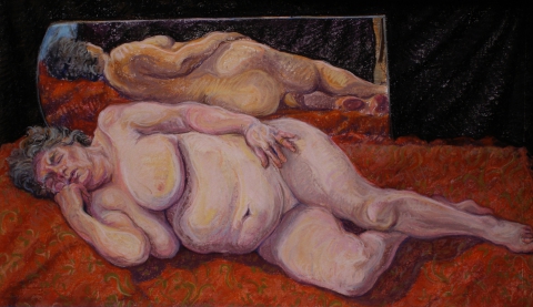 pastel, 34 x 55 cm, 2001, pastel