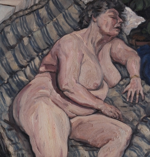 olieverf, 31 x 30 cm, 1997, huile