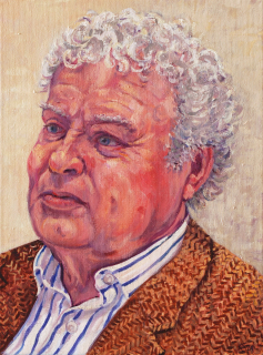 Hans, olieverf, 40x 30 cm, 2/2024, huile,  Hans