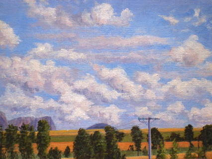 Vulson, olieverf, 19 x 25 cm, 7/2005, huile, Vulson