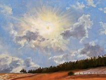 Col Accarias, olieverf, 19 x 25 cm, 3/2006, huile, Col Accarias