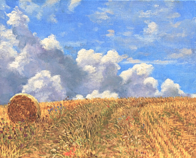 Col Accarias, olieverf, 20 x 25 cm, 8/2010, huile, Col Accarias