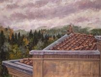 Museo Etnografico Fiesole, olieverf, 19 x 25 cm, 10/2004, huile, Museo Etnografico Fiesole