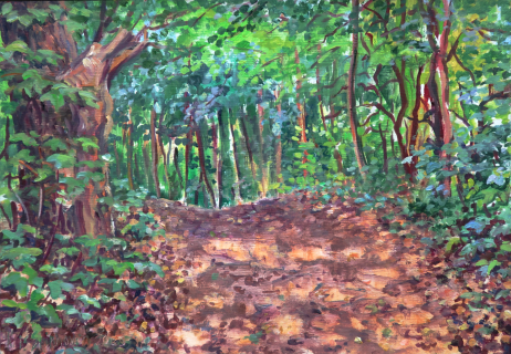 Pan Van Persijn - Katwijk, olieverf, 18 x 26 cm, 6/2025, huile,  Katwijk