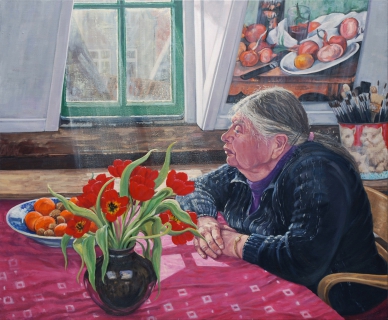 olieverf, 100 x 120 cm, 2011, huile