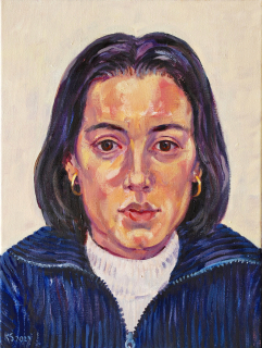Pili, olieverf, 40x 30 cm, 11/2023, huile,  Pili
