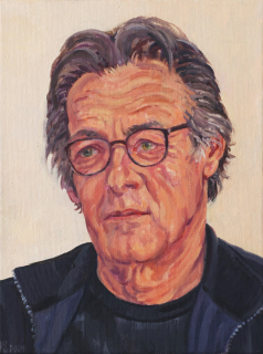 Flip, olieverf, 40x 30 cm, 1/2024 huile,  Flip